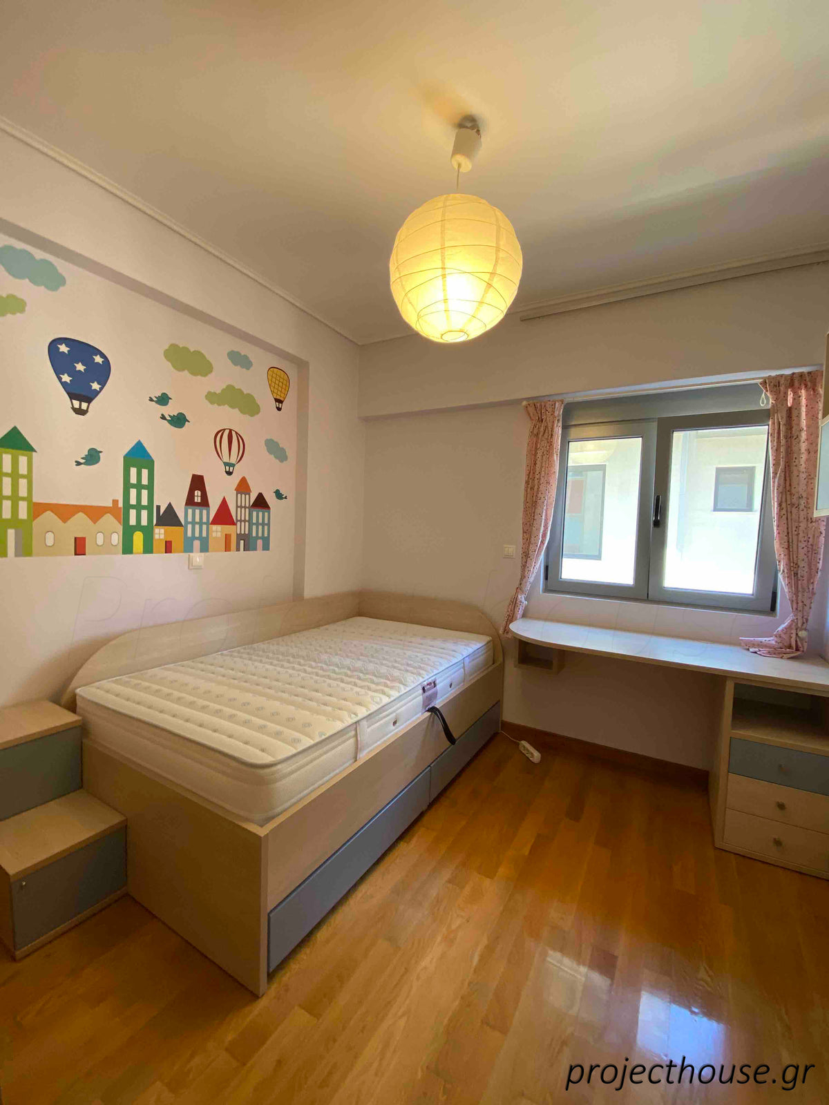 #114 - Κρεβάτι με 2 συρτάρια & μηχανισμό ανάρτησης μαζί