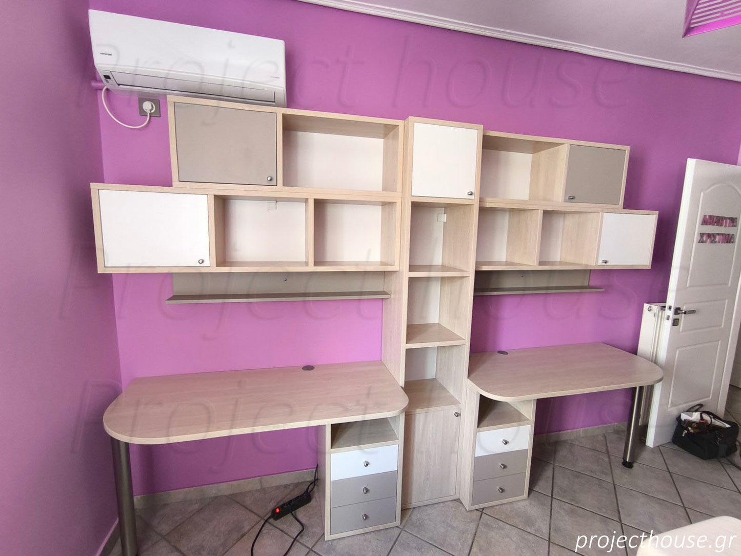 #804 - Γραφείο σύνθεση / συνολικό μήκος 275 εώς 340 cm