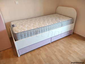 Κρεβάτι με συρτάρια και αποθήκευση