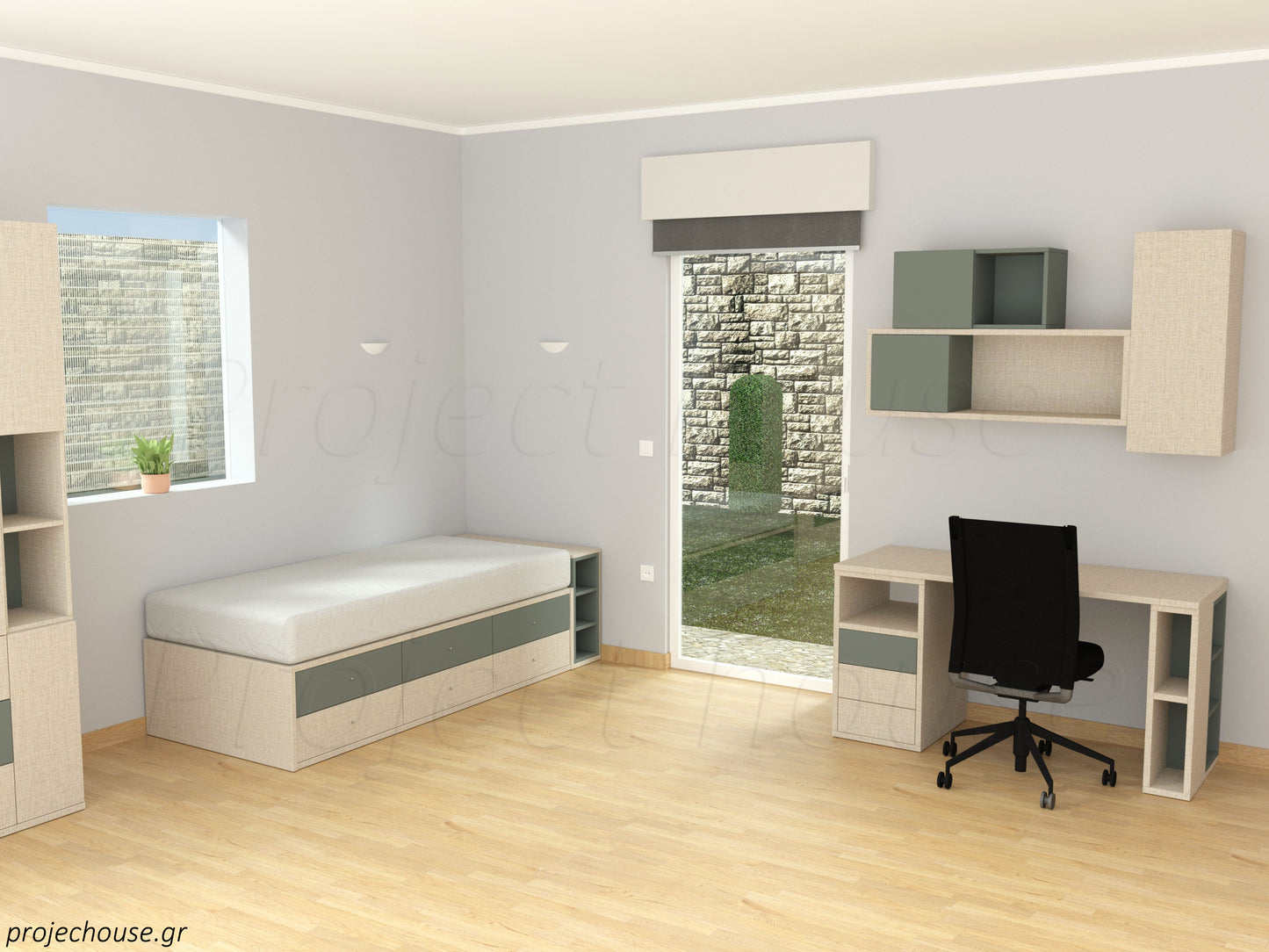 Παιδικό δωμάτιο με έπιπλα της εταιρίας Project house