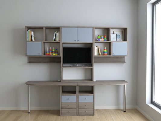 #813 - Σύνθεση με θέση TV / συνολικό μήκος 230 εώς 280 cm