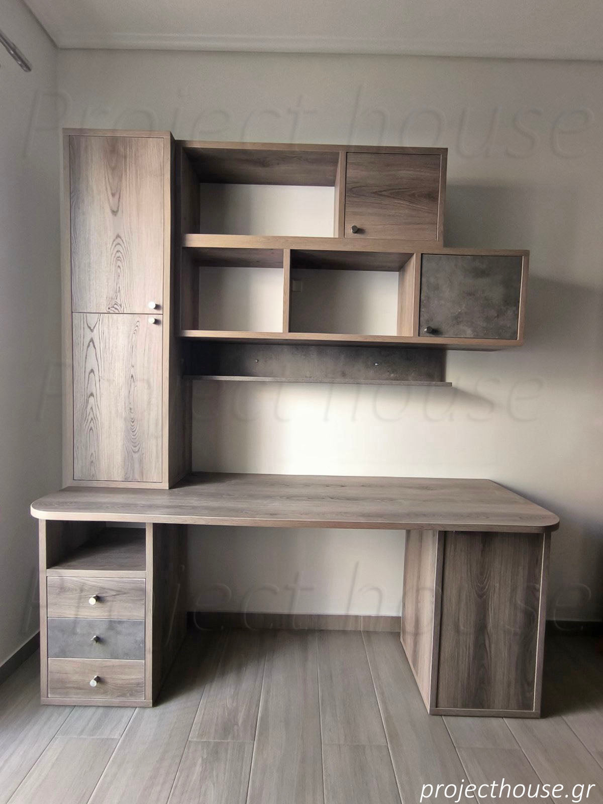 #408 - Γραφείο σύνθεση / συνολικό μήκος 150 εώς 180 cm