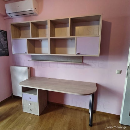 #411 - Γραφείο σύνθεση / συνολικό μήκος 150 εώς 180 cm
