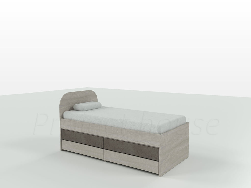 Κρεβάτι με 4 συρτάρια