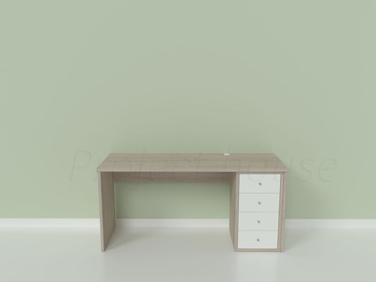 #532 - Γραφείο με συρτάρια / μήκος 120 εώς 180 cm