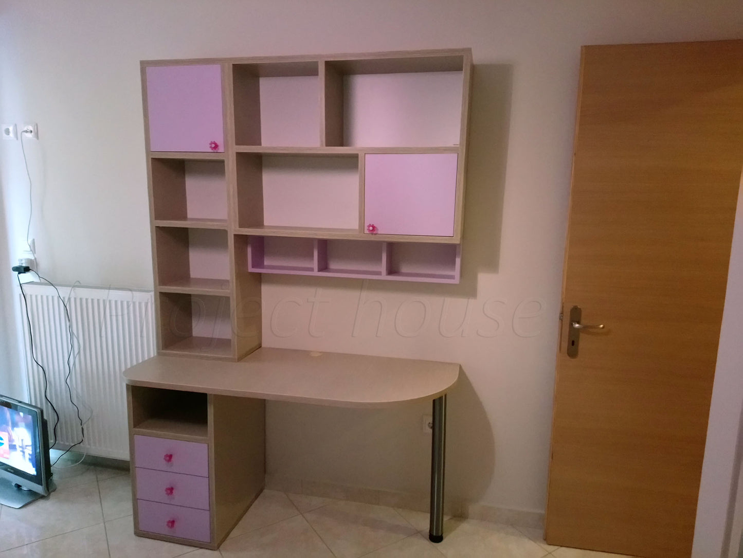 #403 - Γραφείο σύνθεση / συνολικό μήκος 120 εώς 155 cm