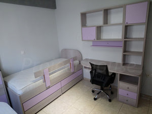 Δωμάτιο με γραφείο και κρεβάτι παιδικό νεανικό