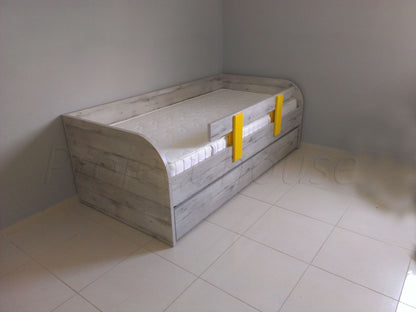 #104 - Κρεβάτι στυλ καναπέ με μηχανισμό δεύτερου