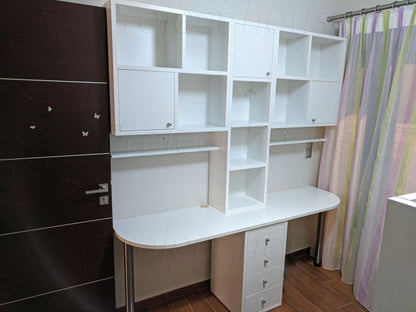 #801 - Γραφείο σύνθεση / συνολικό μήκος 190 εώς 220 cm
