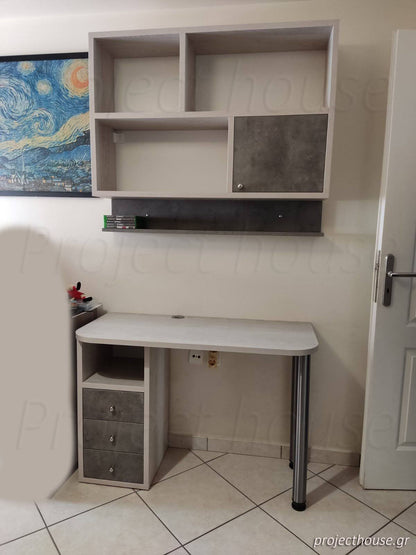γραφείο με βιλβιοθήκες περιορισμένο χώρο