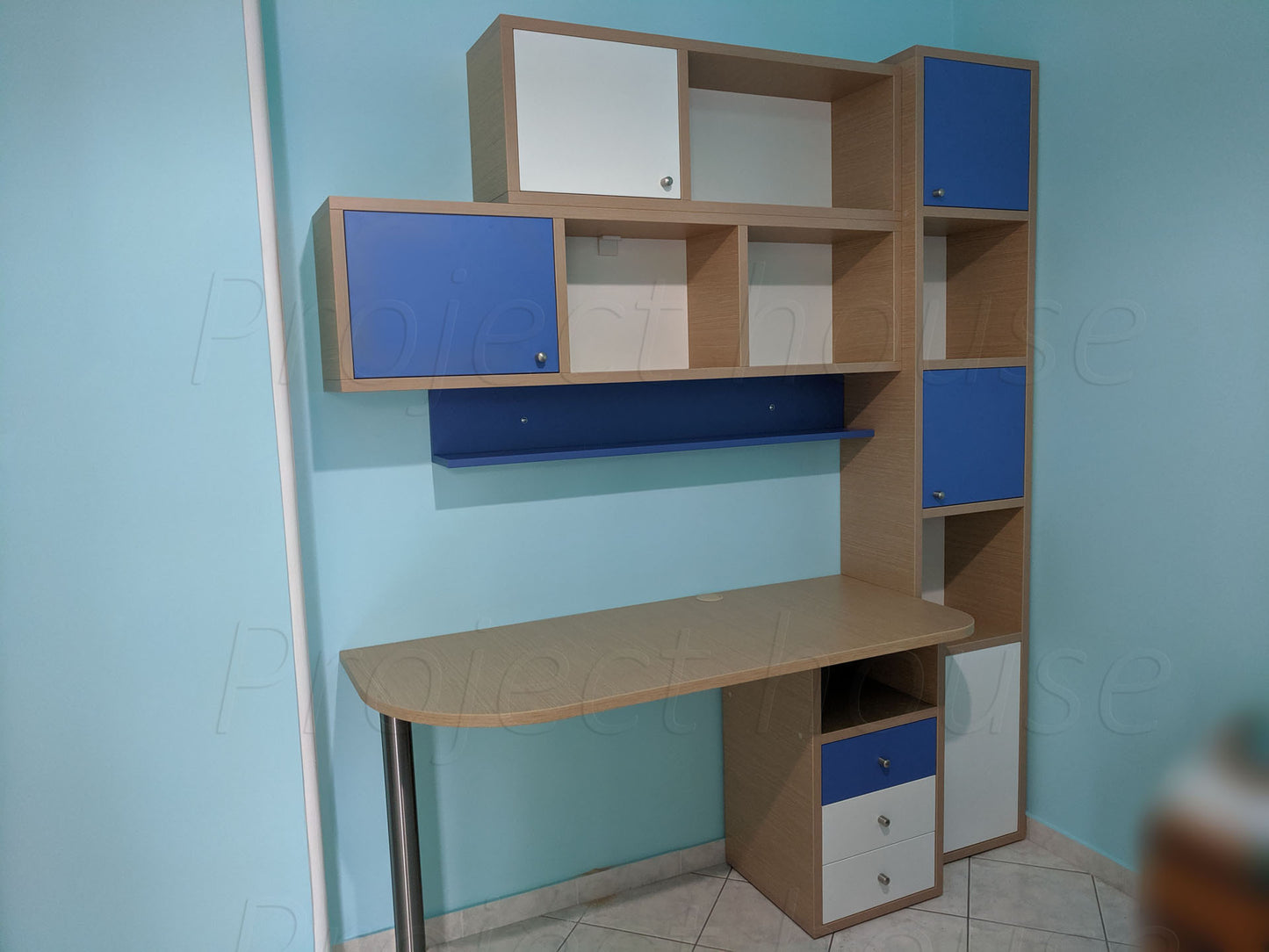 #402 - Γραφείο σύνθεση / συνολικό μήκος 165 εώς 210 cm