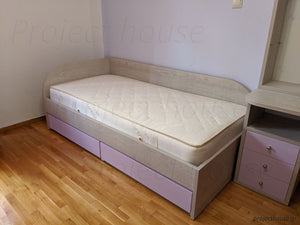 Νεανικό κρεβάτι με συρτάρια ή μηχανισμό