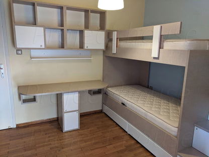 #802 - Γραφείο σύνθεση / συνολικό μήκος 165 εώς 195 cm
