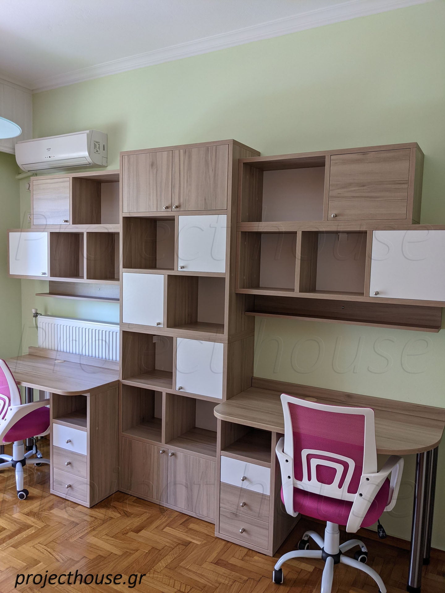 #804 - Γραφείο σύνθεση / συνολικό μήκος 275 εώς 340 cm