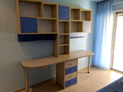 #801 - Γραφείο σύνθεση / συνολικό μήκος 190 εώς 220 cm