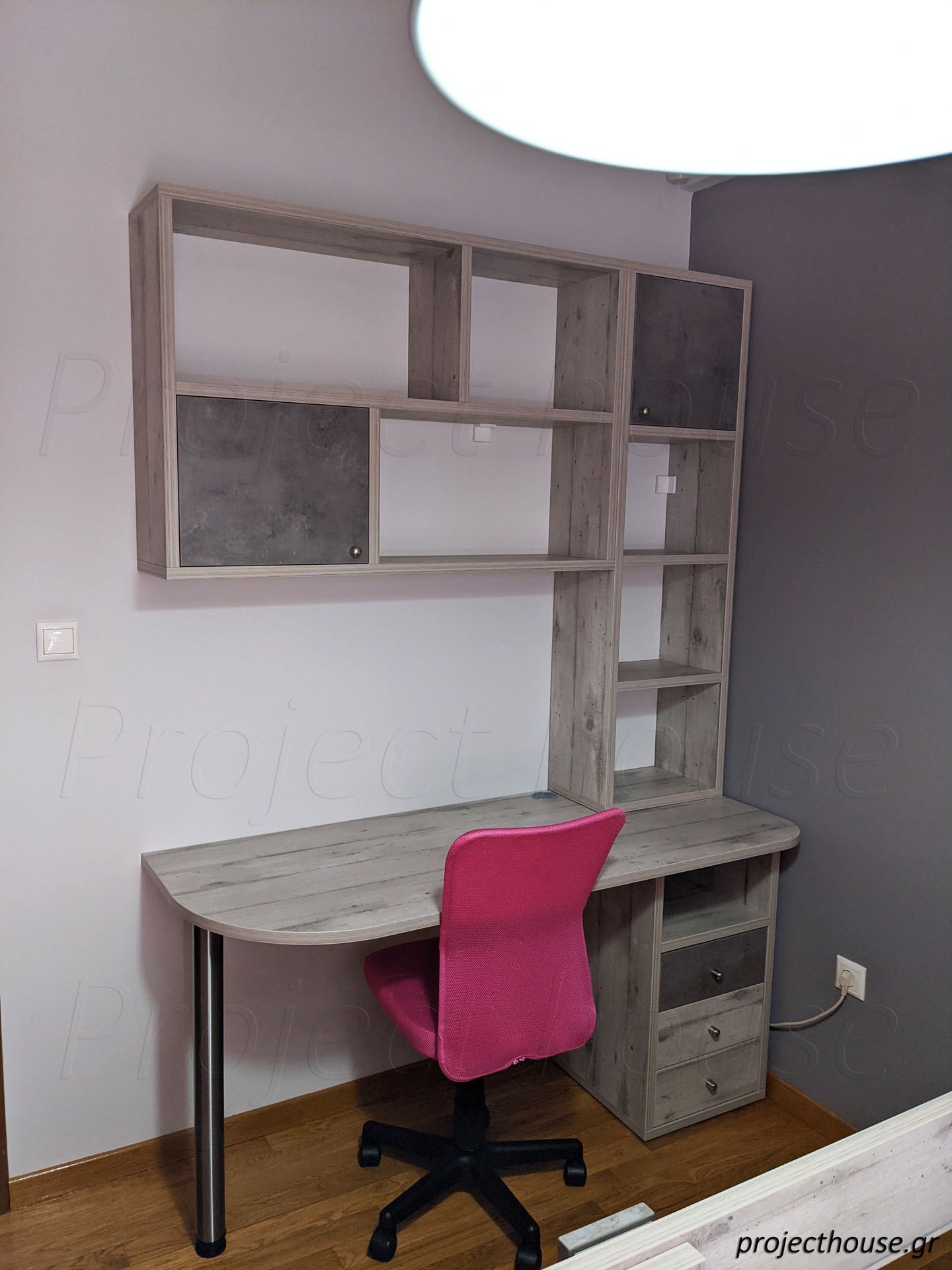 #403 - Γραφείο σύνθεση / συνολικό μήκος 120 εώς 155 cm