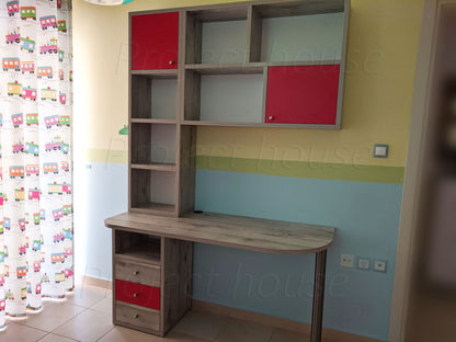 #403 - Γραφείο σύνθεση / συνολικό μήκος 120 εώς 155 cm