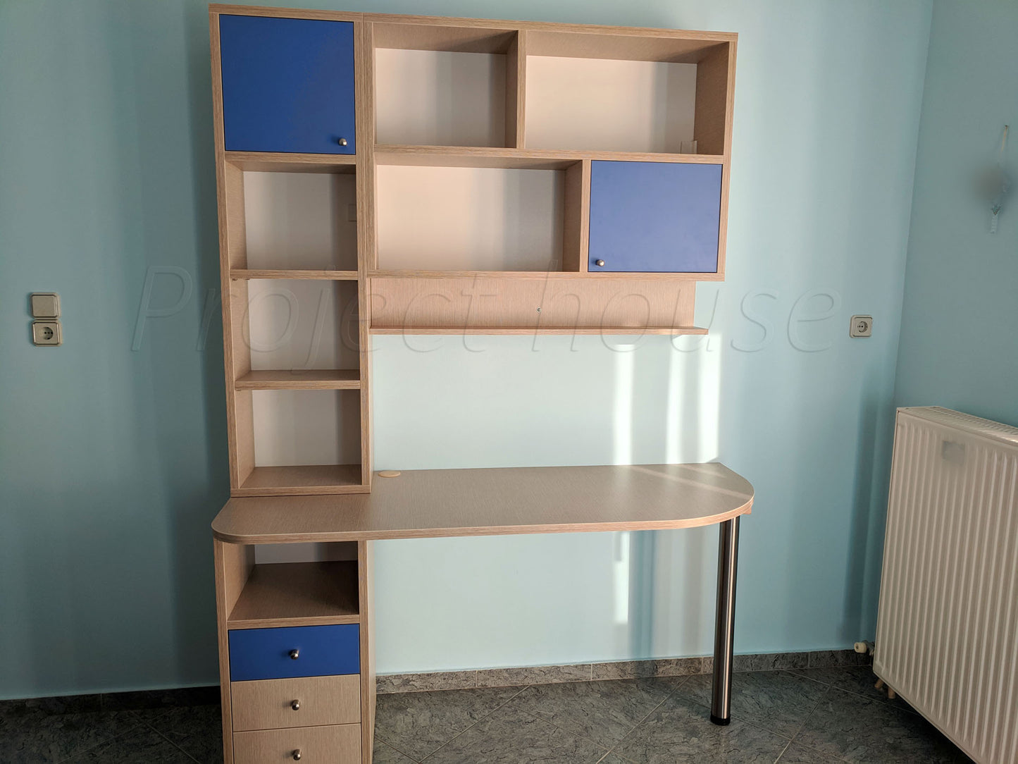 #403 - Γραφείο σύνθεση / συνολικό μήκος 120 εώς 155 cm