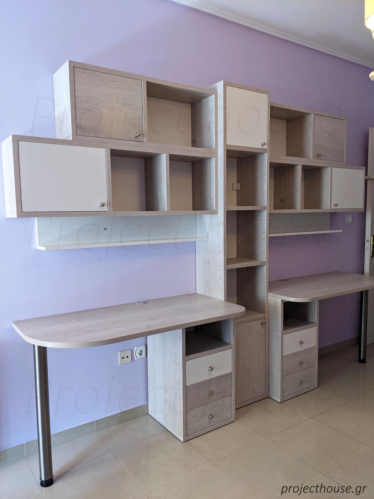 #804 - Γραφείο σύνθεση / συνολικό μήκος 275 εώς 340 cm