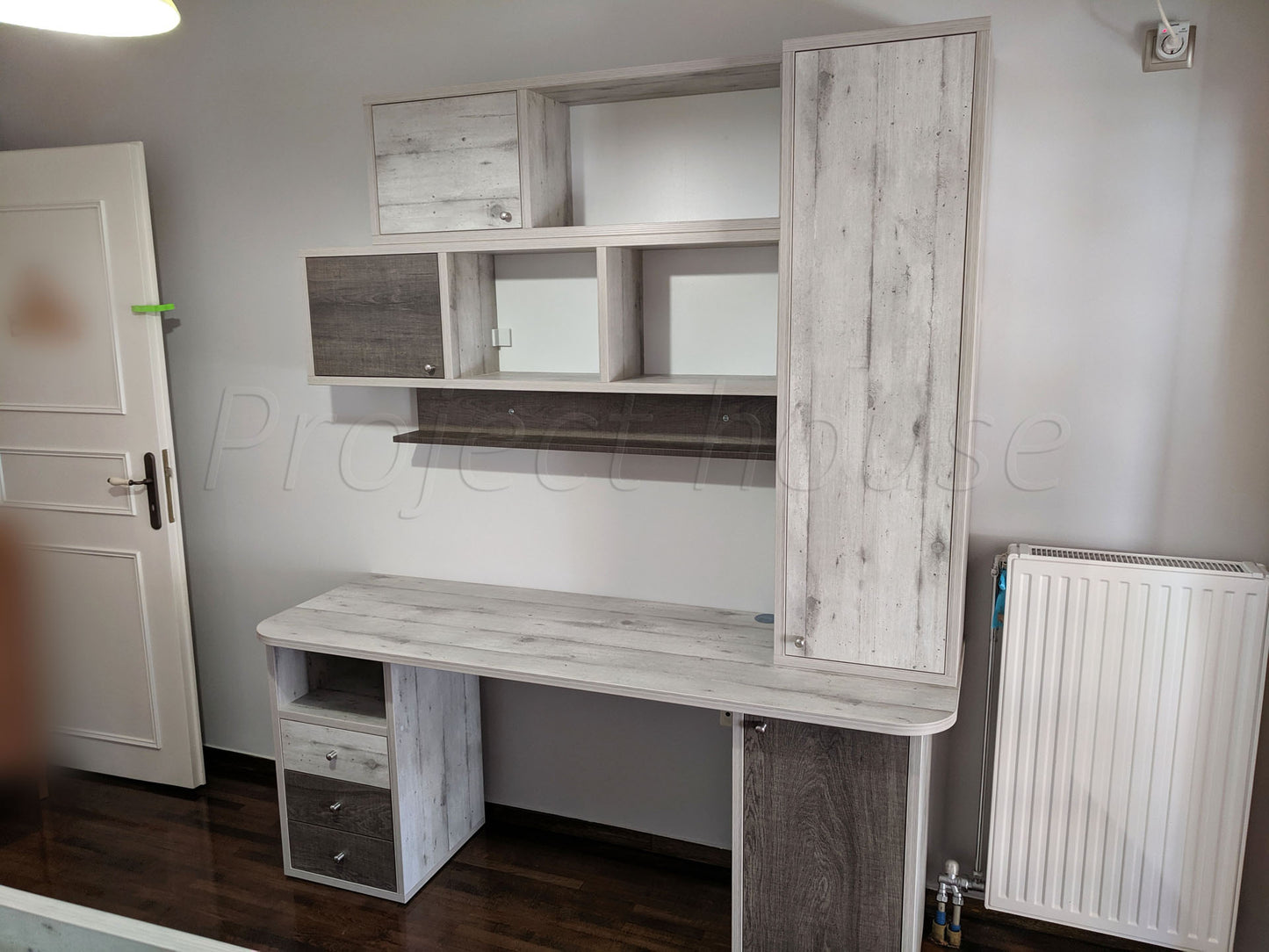 #408 - Γραφείο σύνθεση / συνολικό μήκος 150 εώς 180 cm